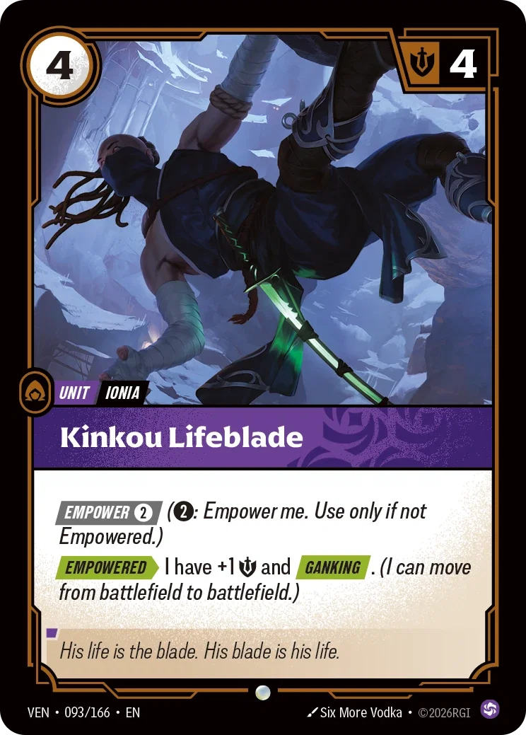 Vendetta (VEN) · Kinkou Lifeblade · #93