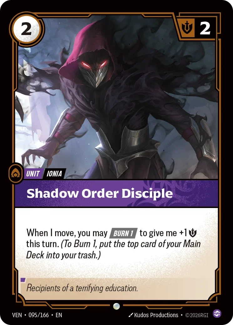 Vendetta (VEN) · Shadow Order Disciple · #95