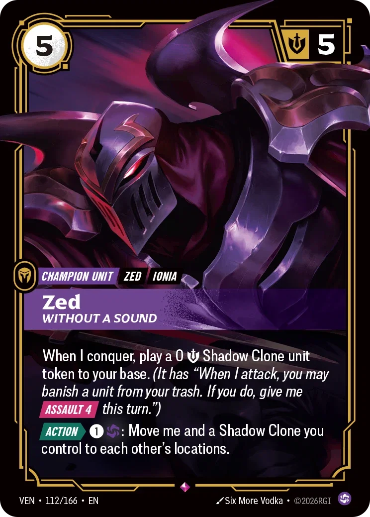 Vendetta (VEN) · Zed, Without a Sound · #112