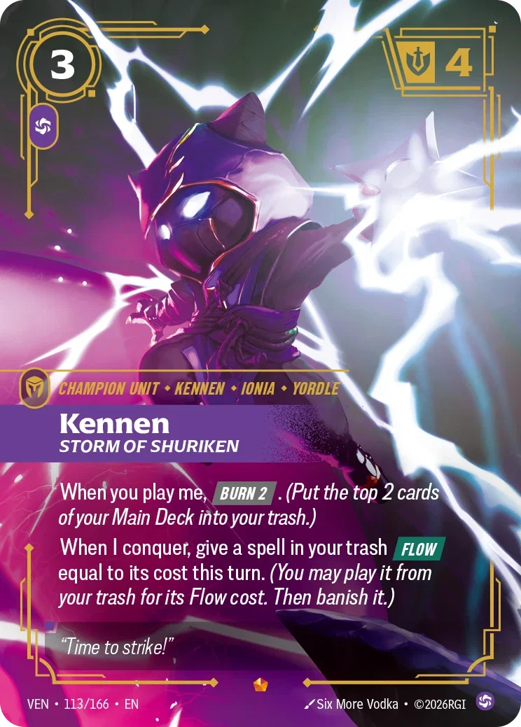 Vendetta (VEN) · Kennen, Storm of Shuriken · #113