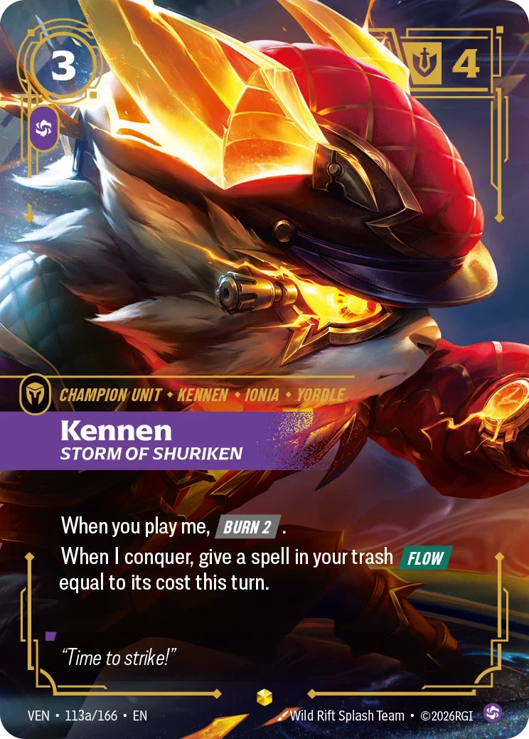 Vendetta (VEN) · Kennen, Storm of Shuriken · #113 (Alt Art)