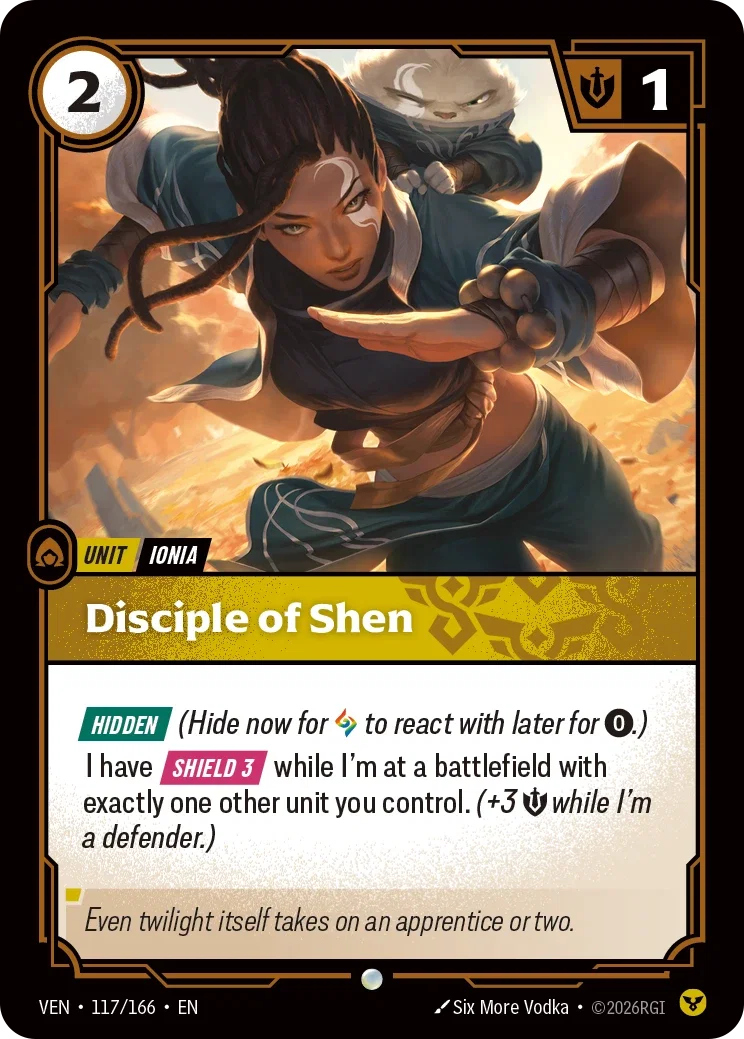 Vendetta (VEN) · Disciple of Shen · #117