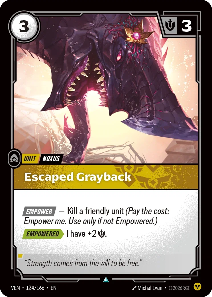 Vendetta (VEN) · Escaped Grayback · #124