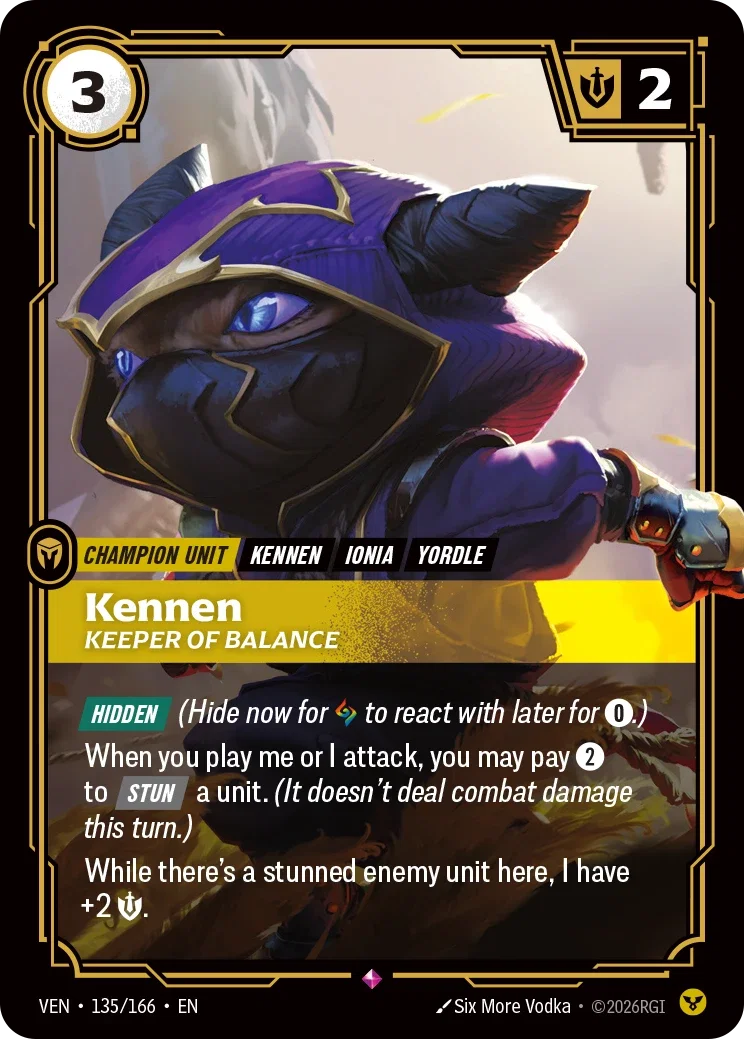 Vendetta (VEN) · Kennen, Keeper of Balance · #135
