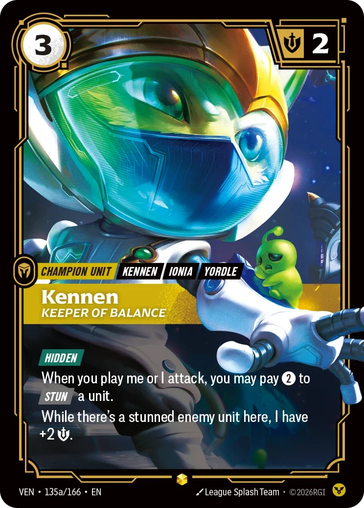 Vendetta (VEN) · Kennen, Keeper of Balance · #135 (Alt Art)
