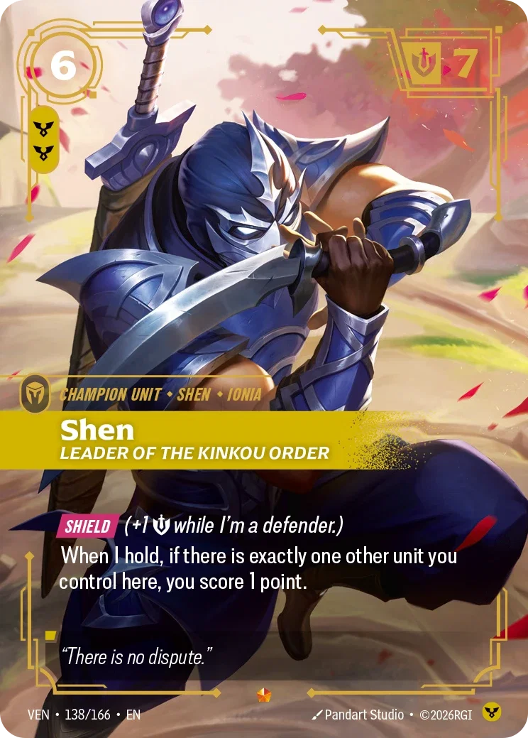 Vendetta (VEN) · Shen, Leader of the Kinkou Order · #138