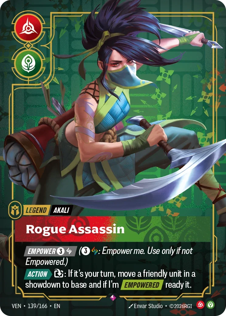 Vendetta (VEN) · Akali, Rogue Assassin · #139