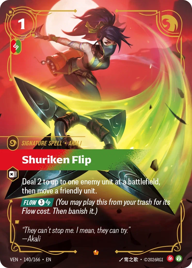 Vendetta (VEN) · Shuriken Flip · #140