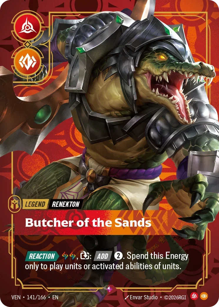 Vendetta (VEN) · Renekton, Butcher of the Sands · #141