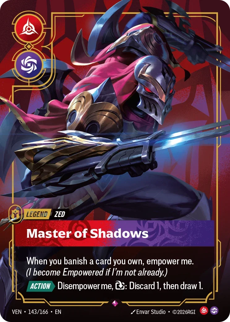 Vendetta (VEN) · Zed, Master of Shadows · #143
