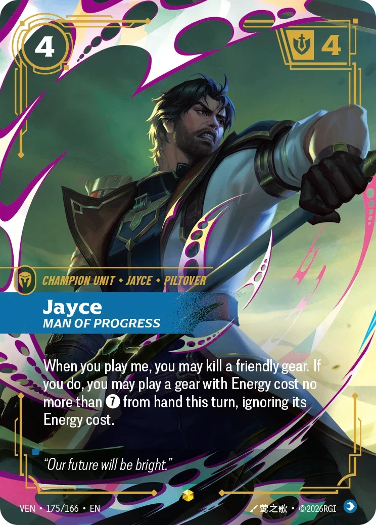 Vendetta (VEN) · Jayce, Man of Progress · #175 (Overnumber)