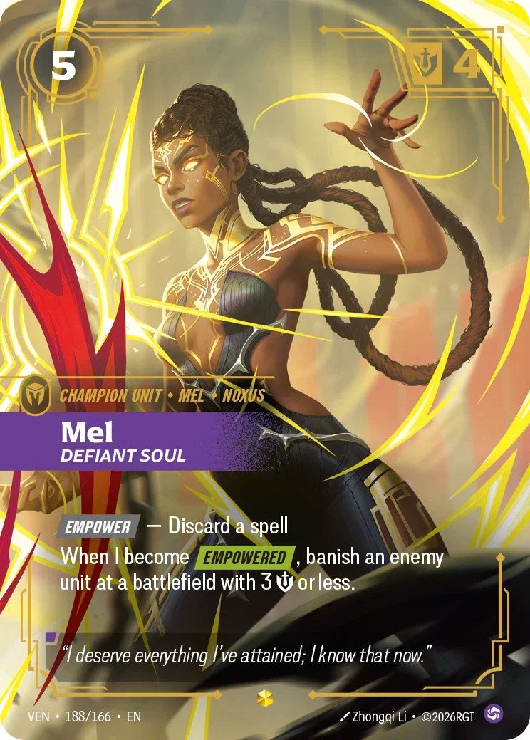 Vendetta (VEN) · Mel, Defiant Soul · #188 (Overnumber)