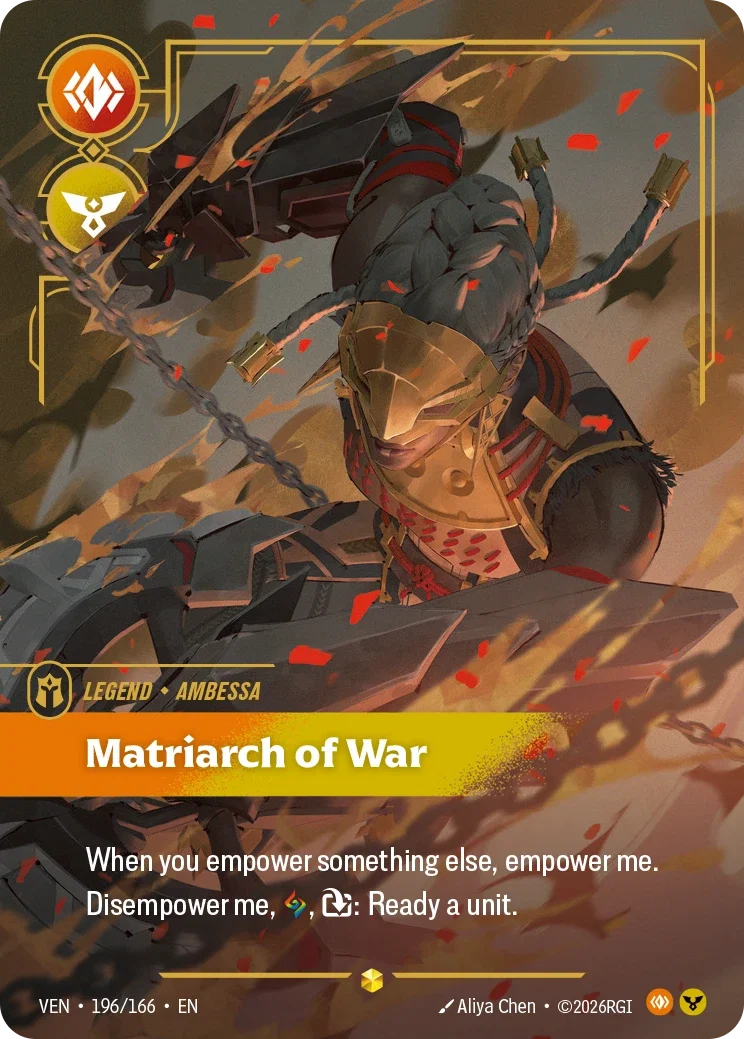 Vendetta (VEN) · Ambessa, Matriarch of War · #196 (Overnumber)