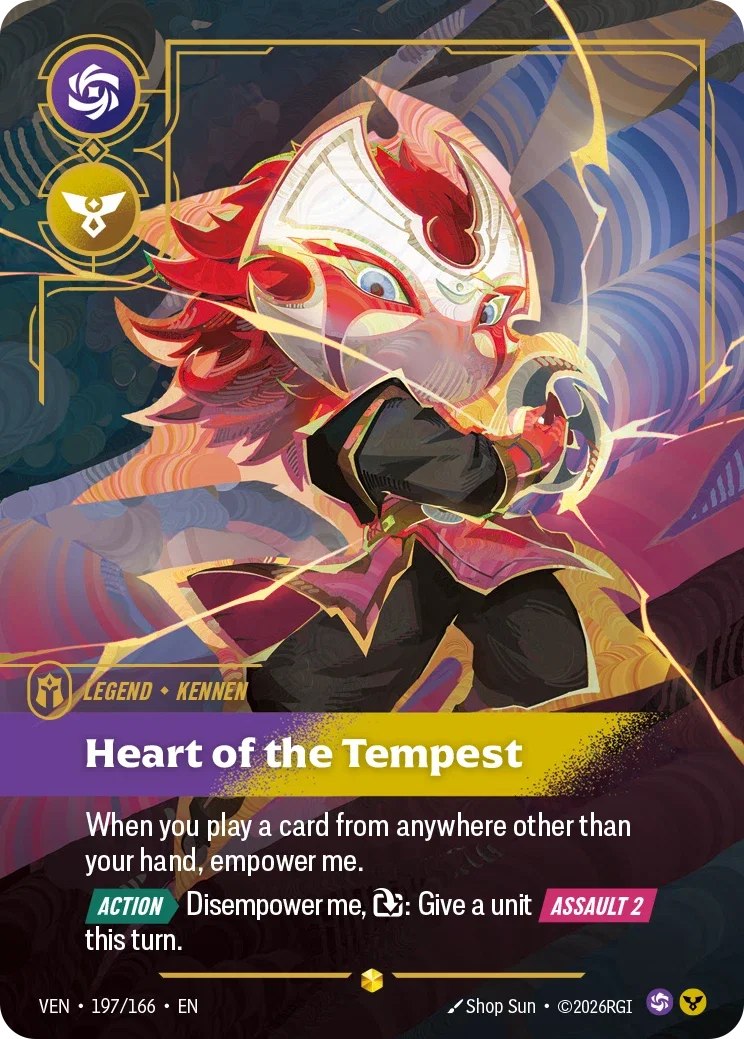 Vendetta (VEN) · Kennen, Heart of the Tempest · #197 (Overnumber)