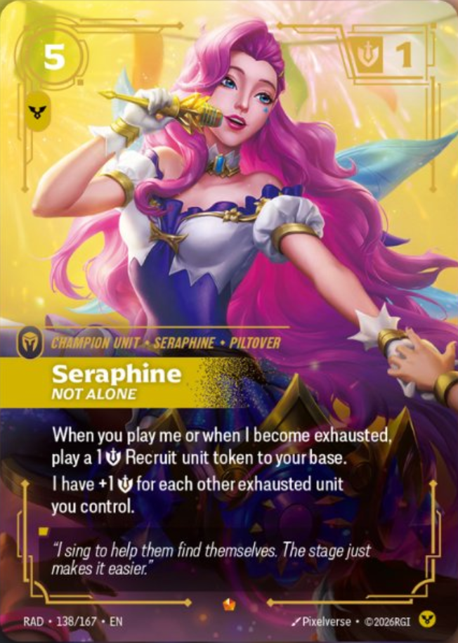 Seraphine, Not Alone