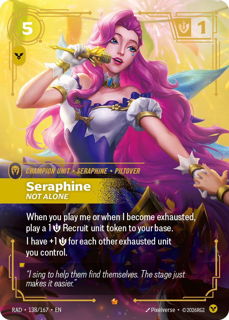 Radiance (RAD) · Seraphine, Not Alone · #138