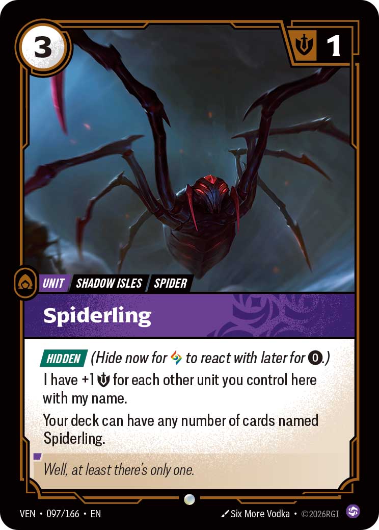 Vendetta (VEN) · Spiderling · #97