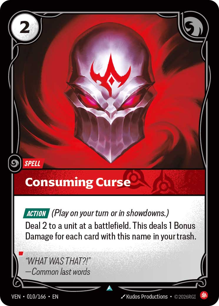 Vendetta (VEN) · Consuming Curse · #10