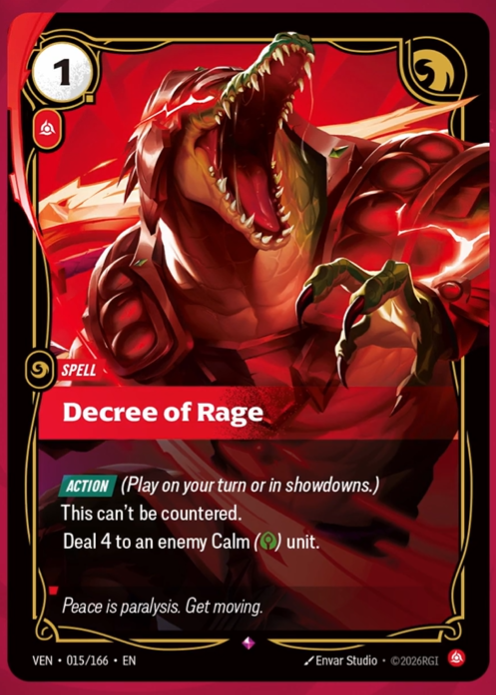 Vendetta (VEN) · Decree of Rage · #15