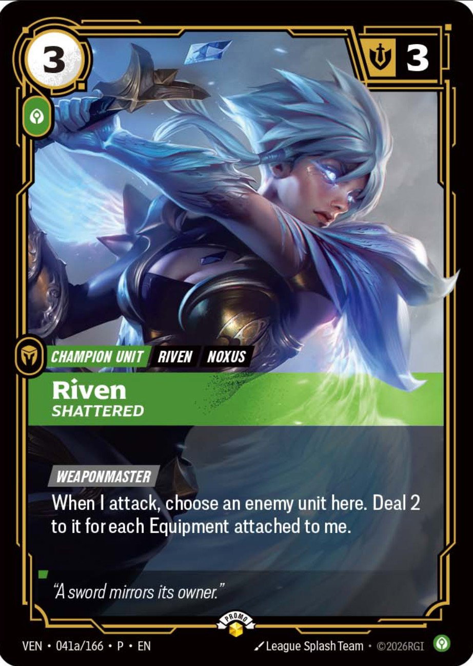 Riven, Shattered